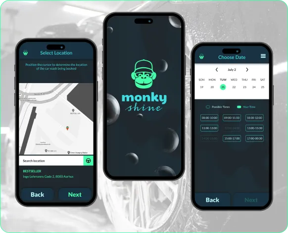 In order to meet these goals and overcome the difficulties, we built the Monkyshine application with the following functions
